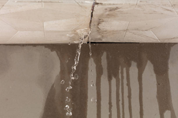 Professional Flood Damage Cleanup technician working in Sherman, MS